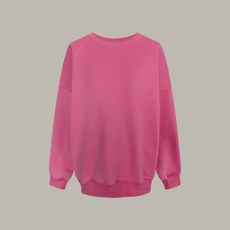 긴팔 티셔츠 핑크 색상 이미지-S1L27