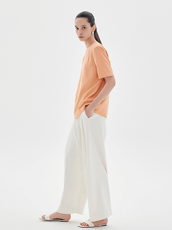 [sale] Summer pad blouse (orange)